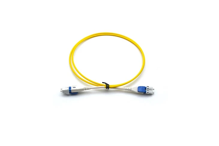 Cavo patch in fibra duplex monomodale Uniboot da LC a LC