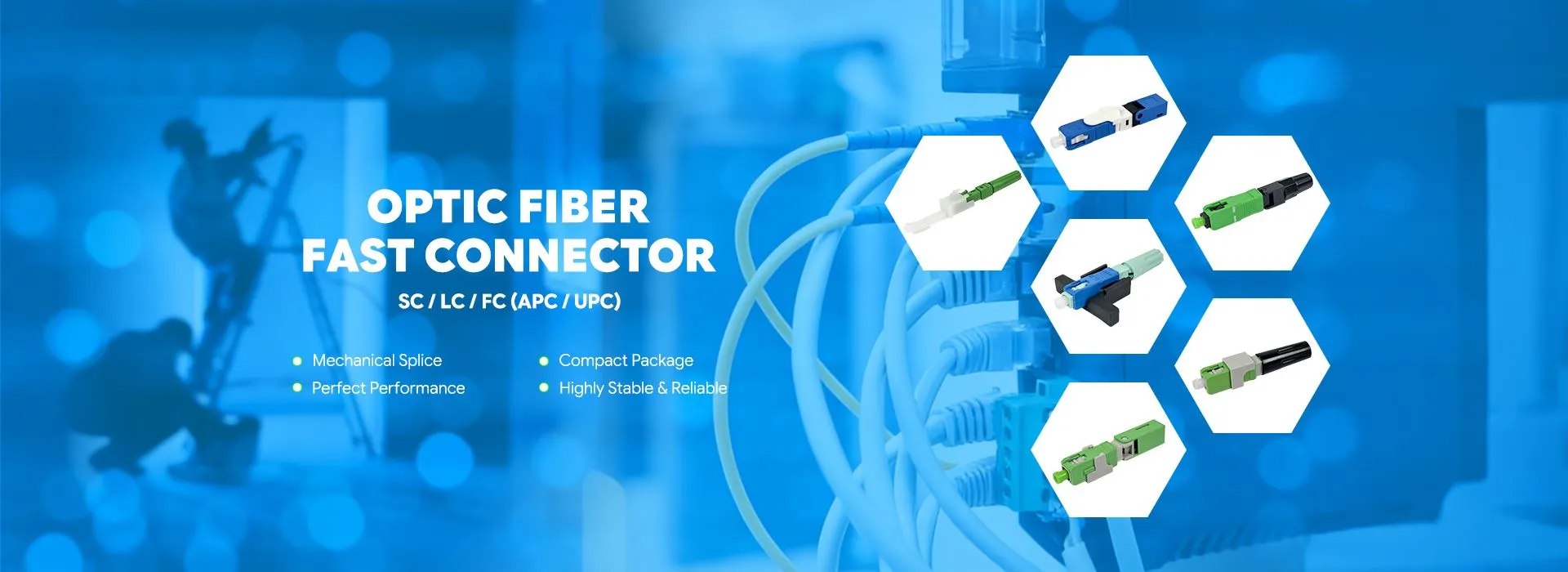 Optic Fiber Fast Connector